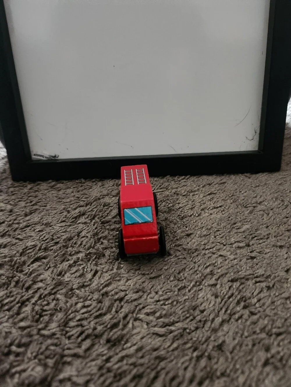 Wooden Car Firetruck MGS Group ltd 2017 used toy